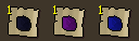 Uncut sapphire, uncut dragonstone and uncut onyx drop icons.