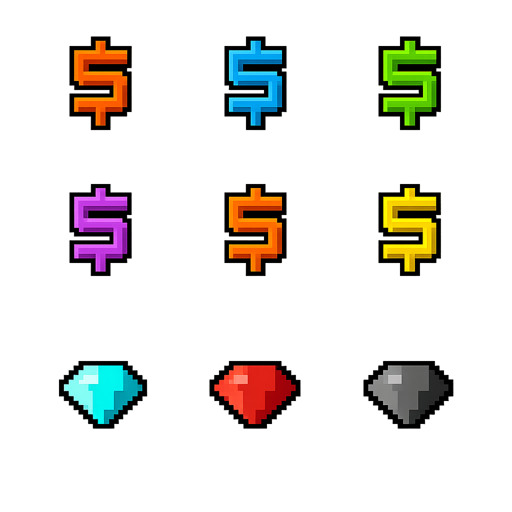 Nine Impact Donator rank icons from Knight through Emperor