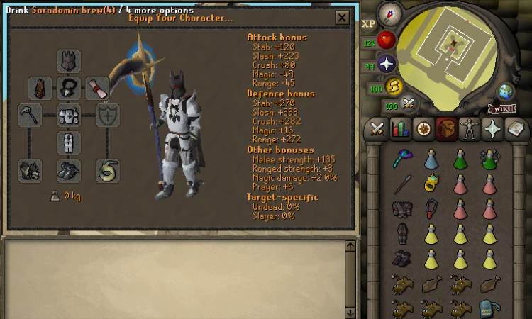 Impact best-in-slot Oathplate Theatre of Blood equipment and inventory example.