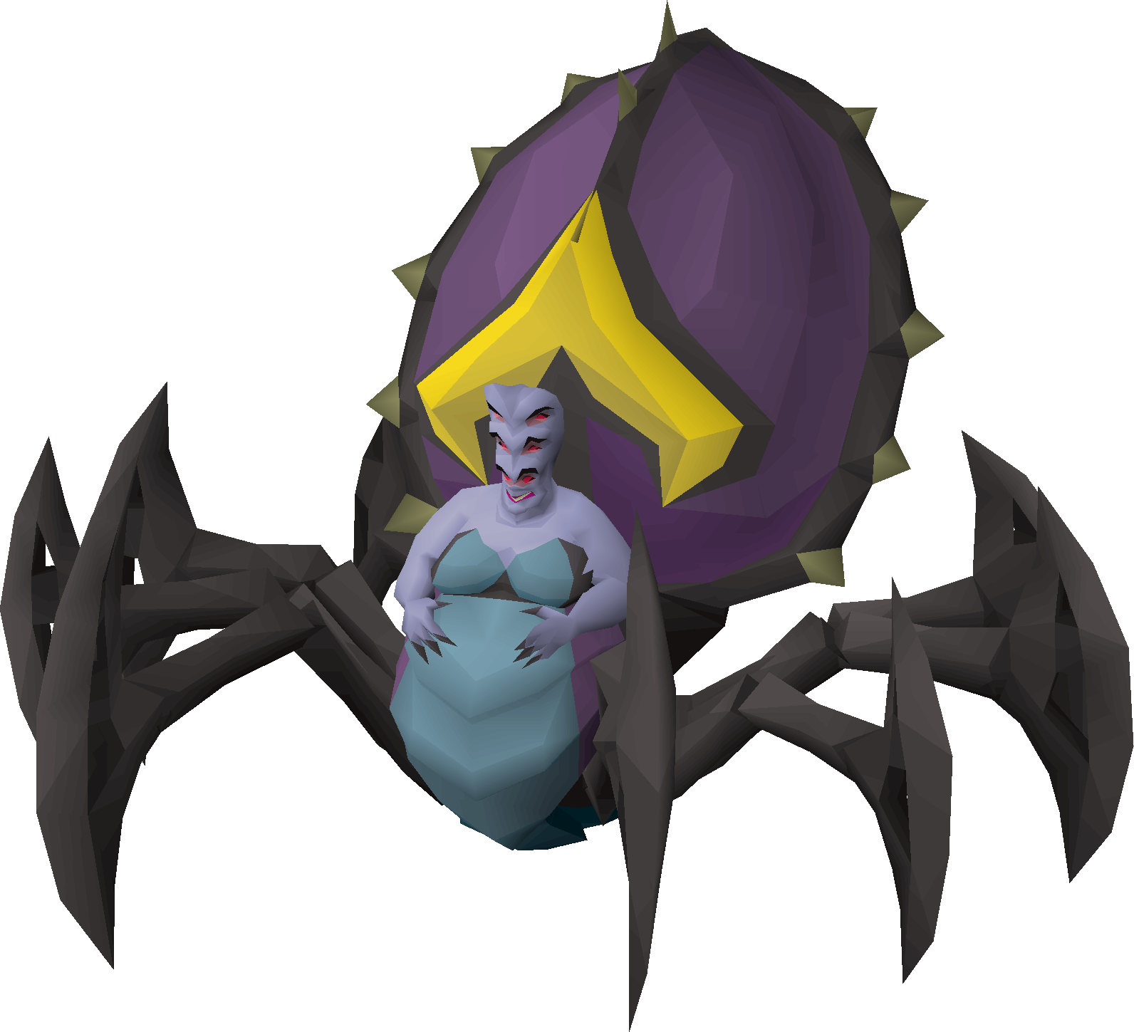 Verzik Vitur in her spider form in Impact Theatre of Blood.