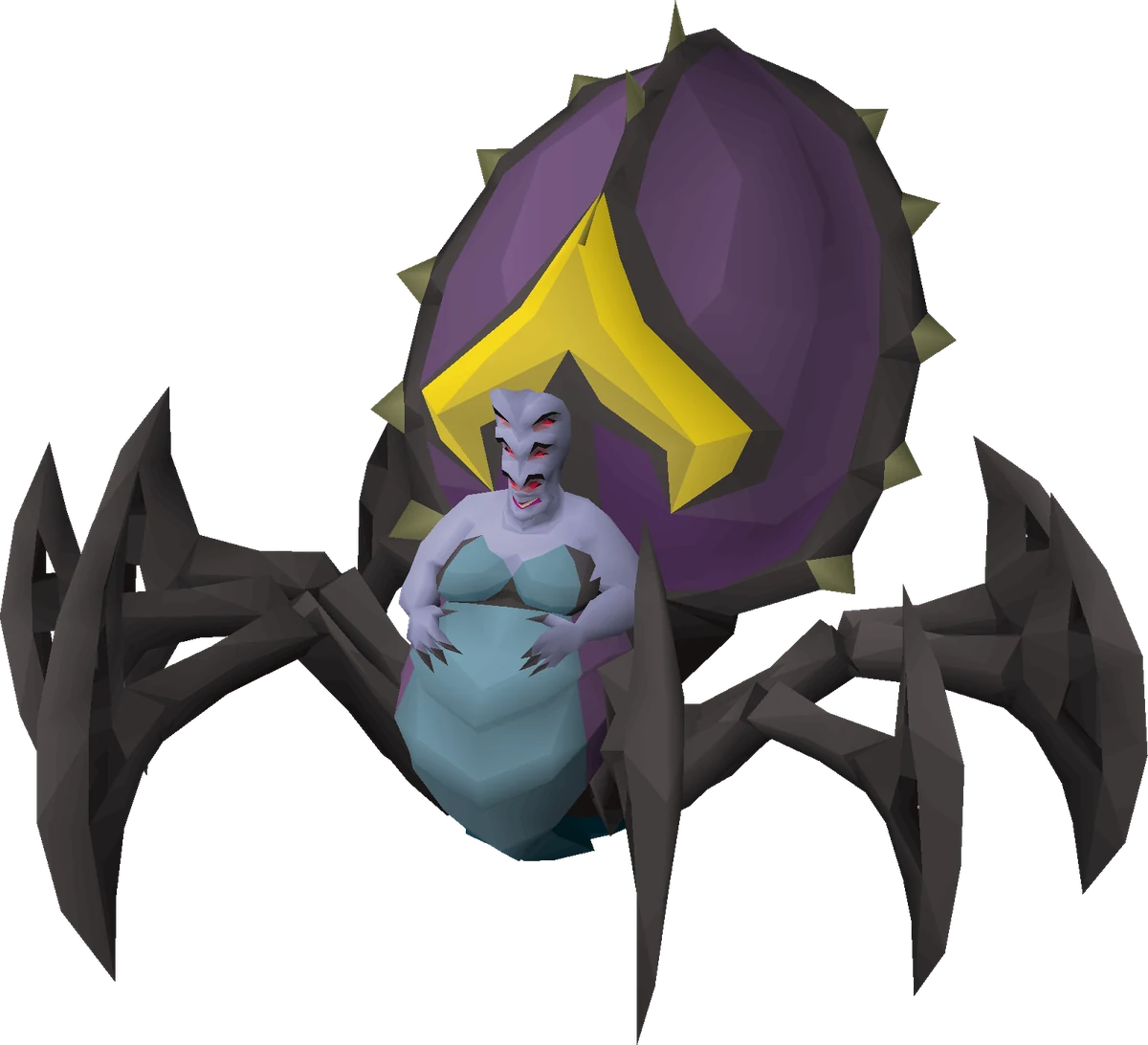 Verzik Vitur in her spider form in Impact Theatre of Blood.